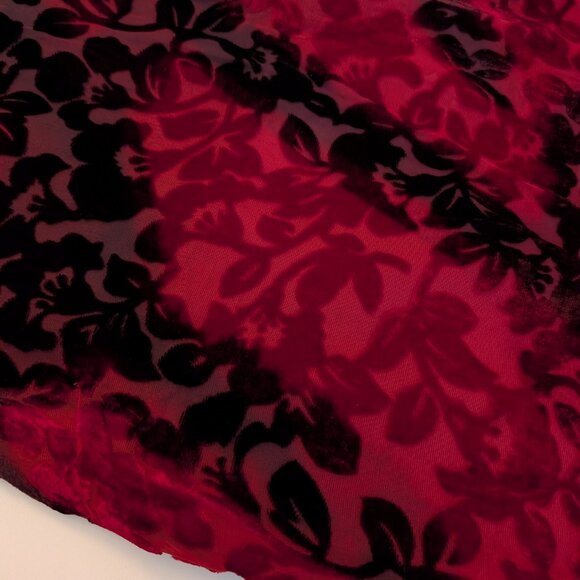 Somedays Lovin Blood Red Crushed Velvet Mini - Picture 7 of 8